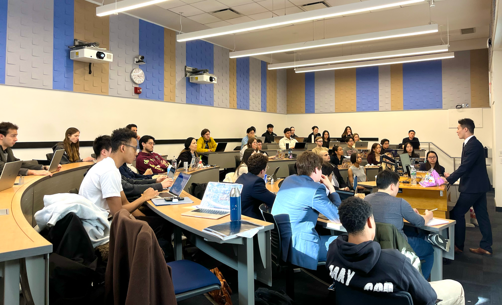 Students attending a PWM Pathway campus workshop
